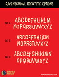 Ravenscrawl  Hand-Written Font