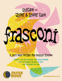 Frasconi Woodcut Font