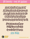 Frasconi Woodcut Font