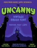 Uncanny Vintage Brush Font