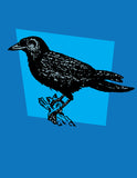Spooky Crow Etching