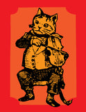 Cat Playing the Fiddle