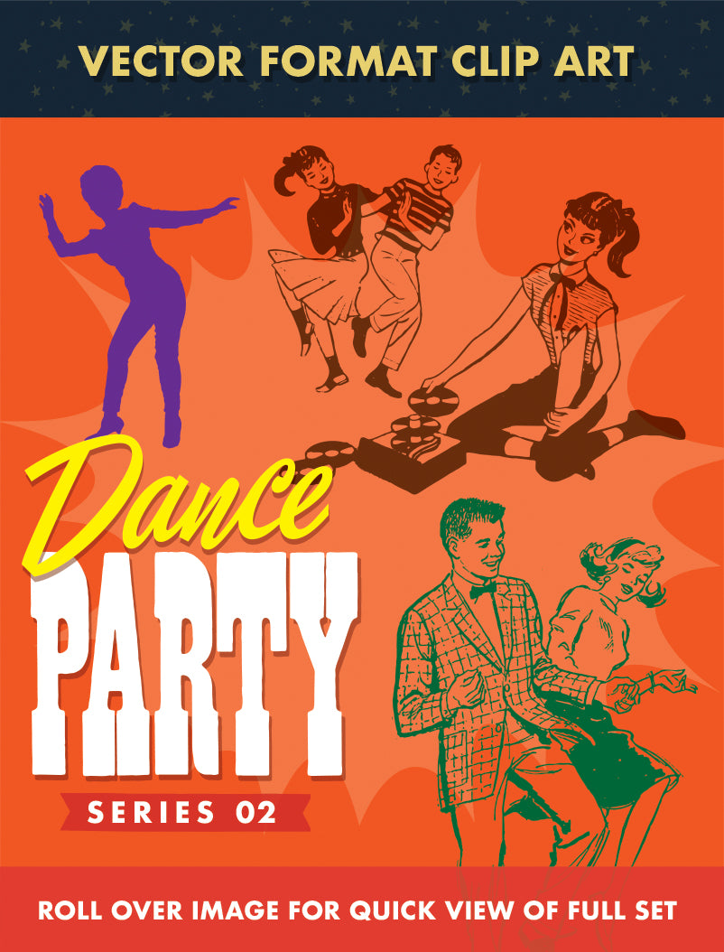 dance party clip art