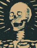 Skeleton - Comic Book Style Halftone