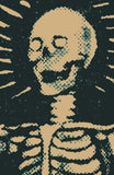Skeleton - Comic Book Style Halftone
