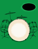 Drum Kit - Mid-Century Modern Jazz Album Cover Style
