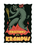 Krampus - 1900s Advertising Poster Style