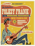 Folksy Frank Gig Poster