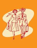 Retro Couple Traveling