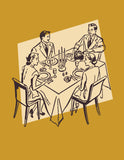 Retro Couples Dinner Party