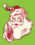 Santa Claus - Vector Halftone