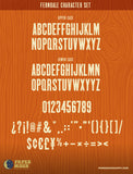 Ferndale Vintage Letterpress Font
