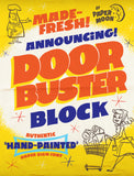 Doorbuster Block Sign Painter Font