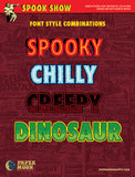 Spook Show Font & Art Bundle