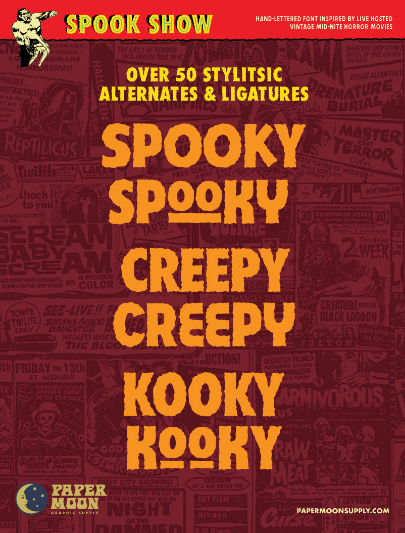 Spook Show Font & Art Bundle