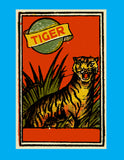 Tiger - Vintage Matchbox Design 01