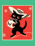 Holiday Kitten Ice Skating