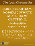 Argos Art Nouveau Font