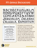 PM Grange Art Nouveau Font