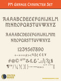 PM Grange Art Nouveau Font