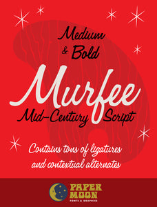 PM Murfee Mid-Century Script Font