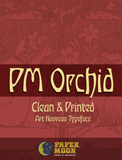 Orchid Art Nouveau Font