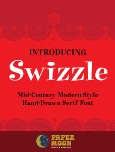 Swizzle Mid-Century Modern Font