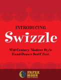 Swizzle Mid-Century Modern Font