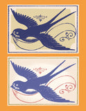Vintage Swallow/Bird with Banner