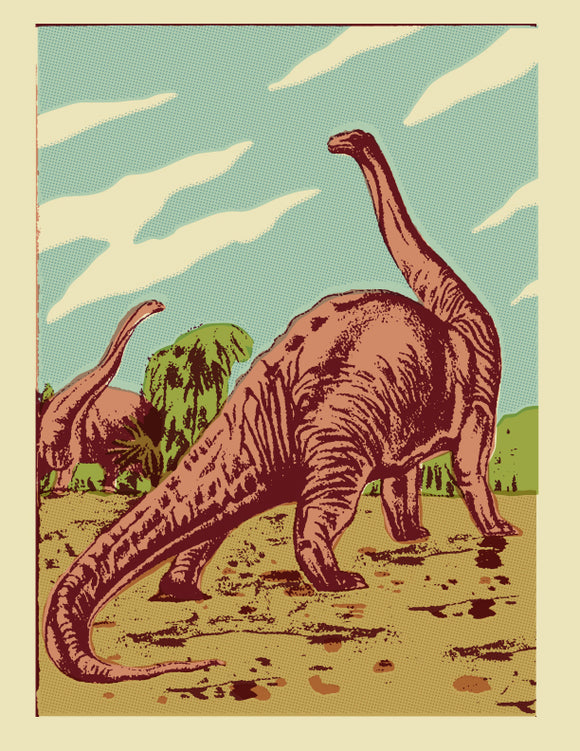 Dinosaur - Vintage Brontosaurus (Apatosaurus)