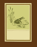 Frog Pond with Vintage Frame