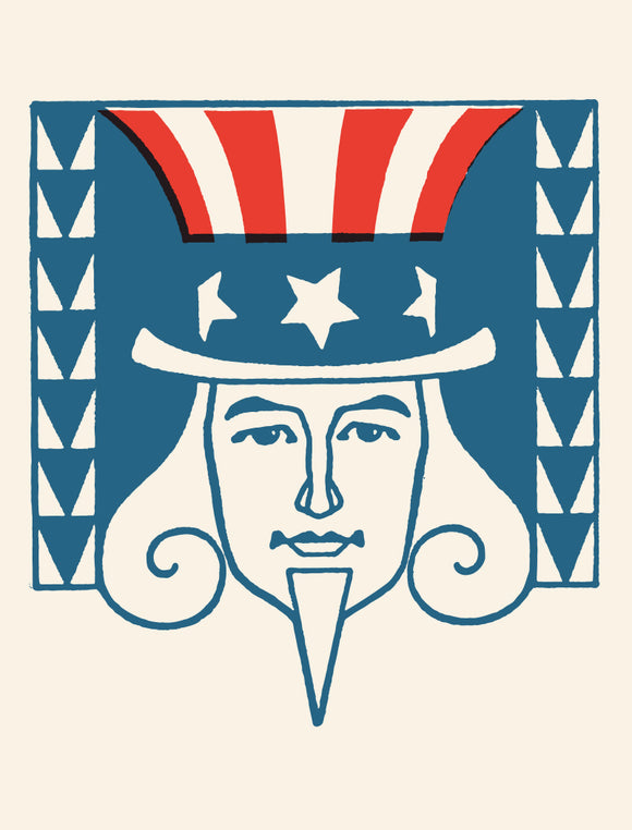 July 4th Vintage Graphic Uncle Sam