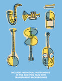 Music - Mid-Century Modern Musical Instruments