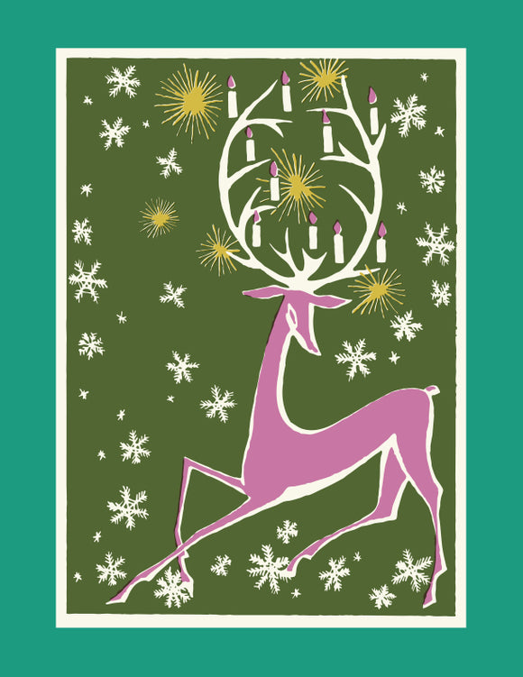 Reindeer - Mid-Century Modern Style