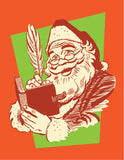 Santa Claus Writing in Book