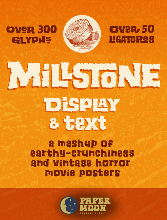 Millstone Retro Fantasy Font Family