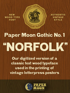 Norfolk Vintage Letterpress Font