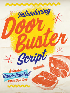 Doorbuster Script Sign Painter Font