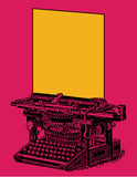 Typewriter - Conceptual Poster Art
